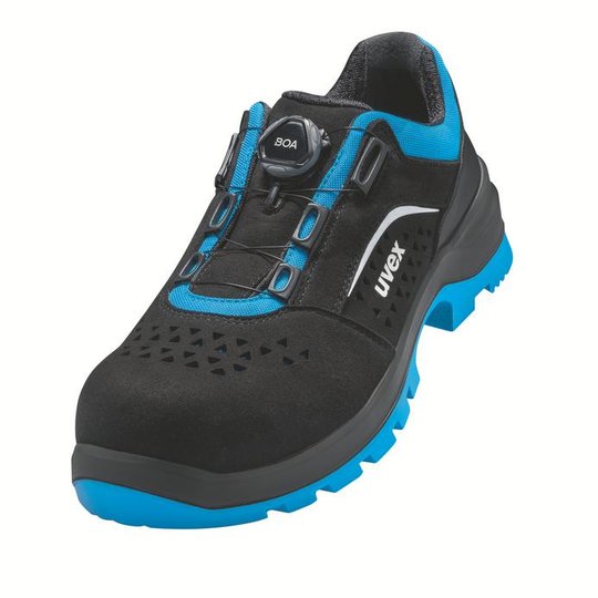 Safety shoes | uvex 2 xenova perforated shoe S1 PL FO SR with BOA® Fit System