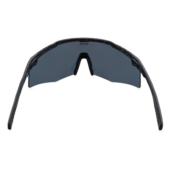 Safety Glasses | uvex apex safety glasses – Black, White Splatter / Blue Mirror Lens