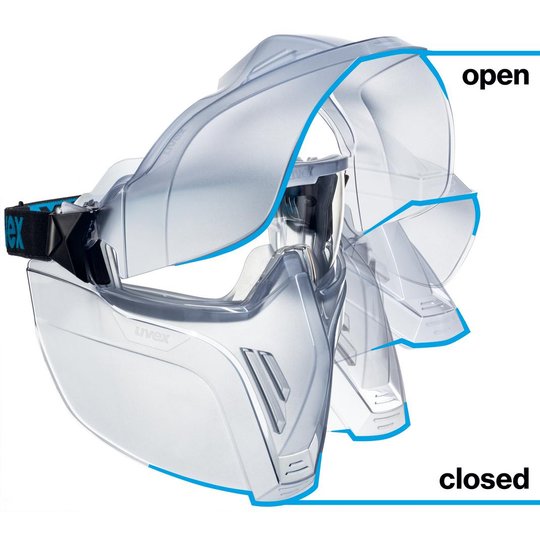 Ochranné okuliare | faceguard uvex hypervision