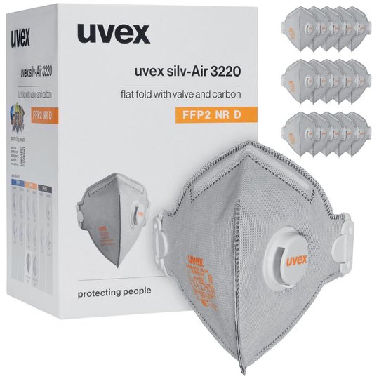 Respiratori filtranti | Respiratore pieghevole FFP2 uvex silv-Air c 3220