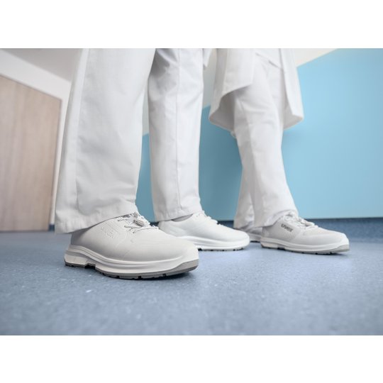 Safety footwear | uvex 1 sport white lace-up shoe S3 SRC