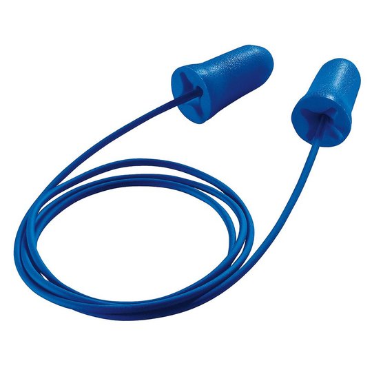 Tappi auricolari protettivi monouso uvex com4-fit 100 paia con cordino