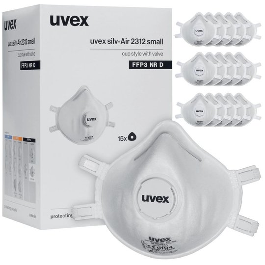 Masques de protection respiratoire | Masque coque respiratoire FFP3 uvex silv-Air c 2312