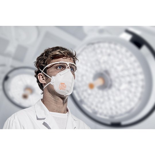Masques de protection respiratoire | Masque pliable respiratoire FFP2 uvex silv-Air c 3200