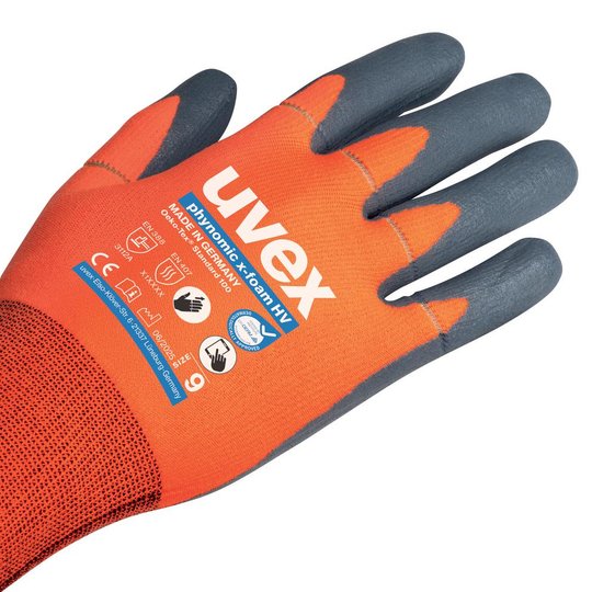 Safety gloves | uvex phynomic x-foam HV safety glove