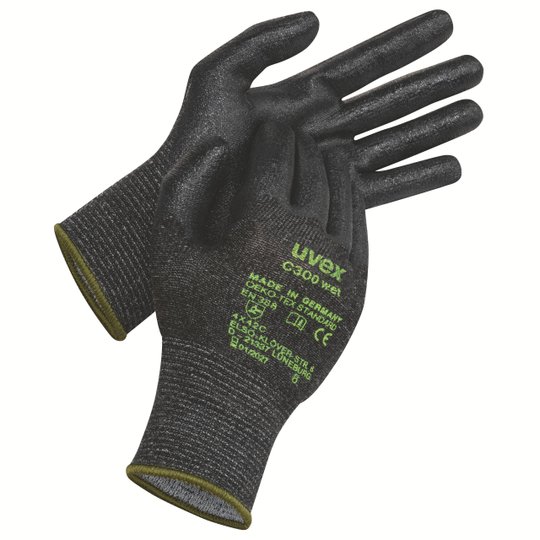 Safety gloves | uvex C300 wet cut protection glove