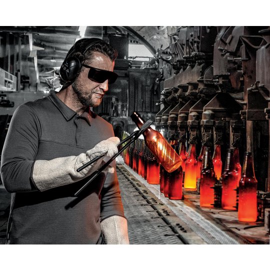 Safety Eyewear | uvex super f OTG infrared safety spectacles