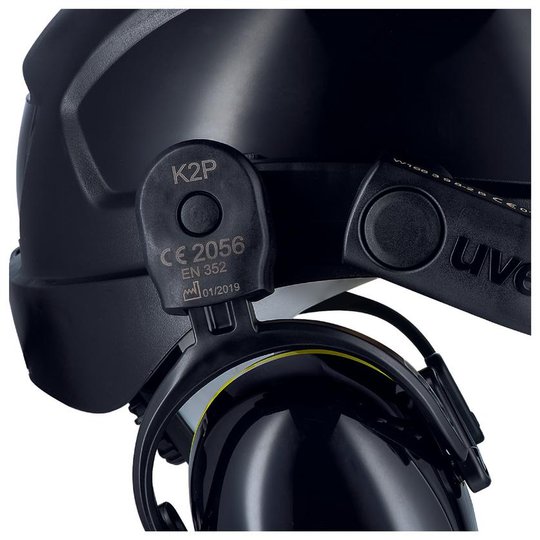 Hearing protection | uvex pheos K2P helmet earmuffs