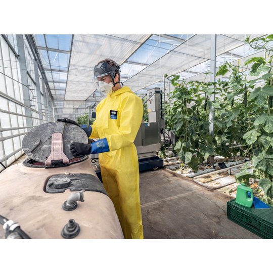 Safety gloves | uvex rubiflex S XG35B chemical protection glove