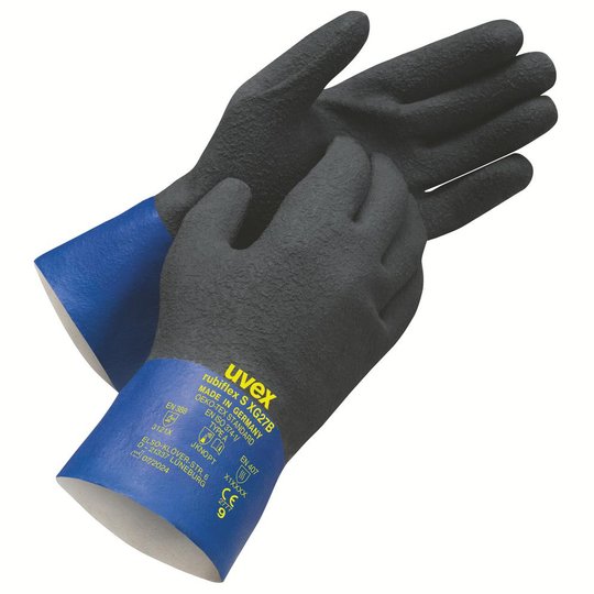 Safety gloves | uvex rubiflex S XG27B chemical protection glove