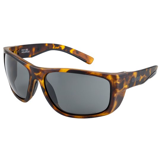 uvex aquarius - tortoise shell frame / grey lens - stylish safety glasses