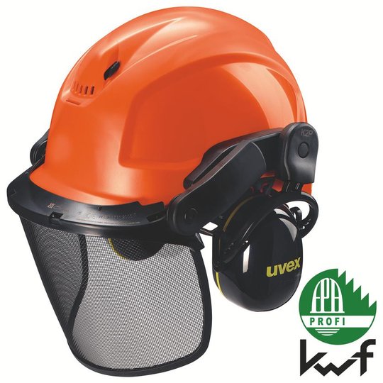 Elmetti protettivi | uvex kit forestale Mips® arancio