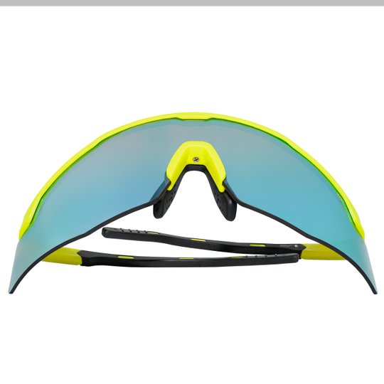 Safety Glasses | uvex apex safety glasses – Hi-Vis Yellow Frame / Purple Mirror Lens