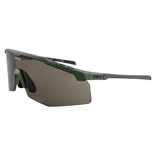 uvex apex safety glasses – Army Green Frame / Brown Lens