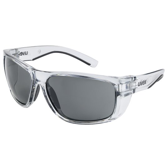 uvex aquarius - graphite frame / grey lens - stylish safety glasses