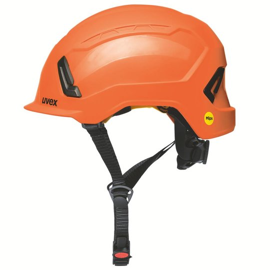 Helm Pengaman | pronamic alpine E Mips® hi-vis oranye