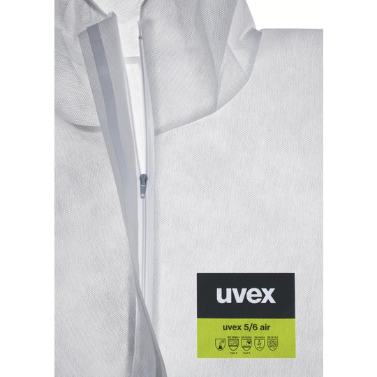 Vêtements de protection et de travail | Combinaison de protection contre les produits chimiques uvex 5/6 air