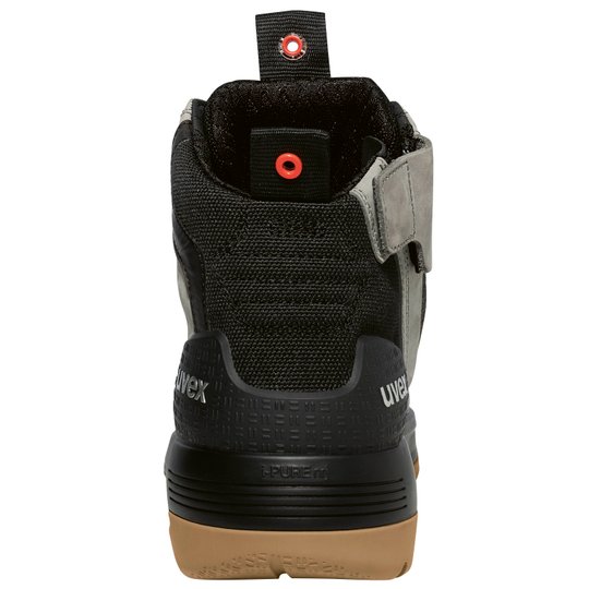 uvex 2 x-flow zip wolf grey work boots