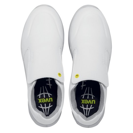 Sepatu Pengaman | Sepatu pelindung sport putih uvex 1 S2 FO SR