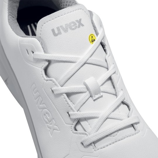 Safety footwear | uvex 1 sport white lace-up shoe S3 SRC