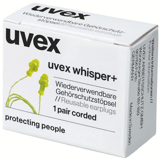 Hearing protection | uvex whisper+ reusable earplugs