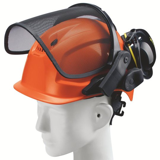 Veiligheidshelmen | uvex bosbouwset Mips® oranje
