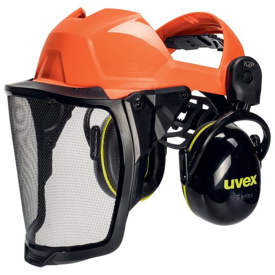 uvex pheos faceguard arancione