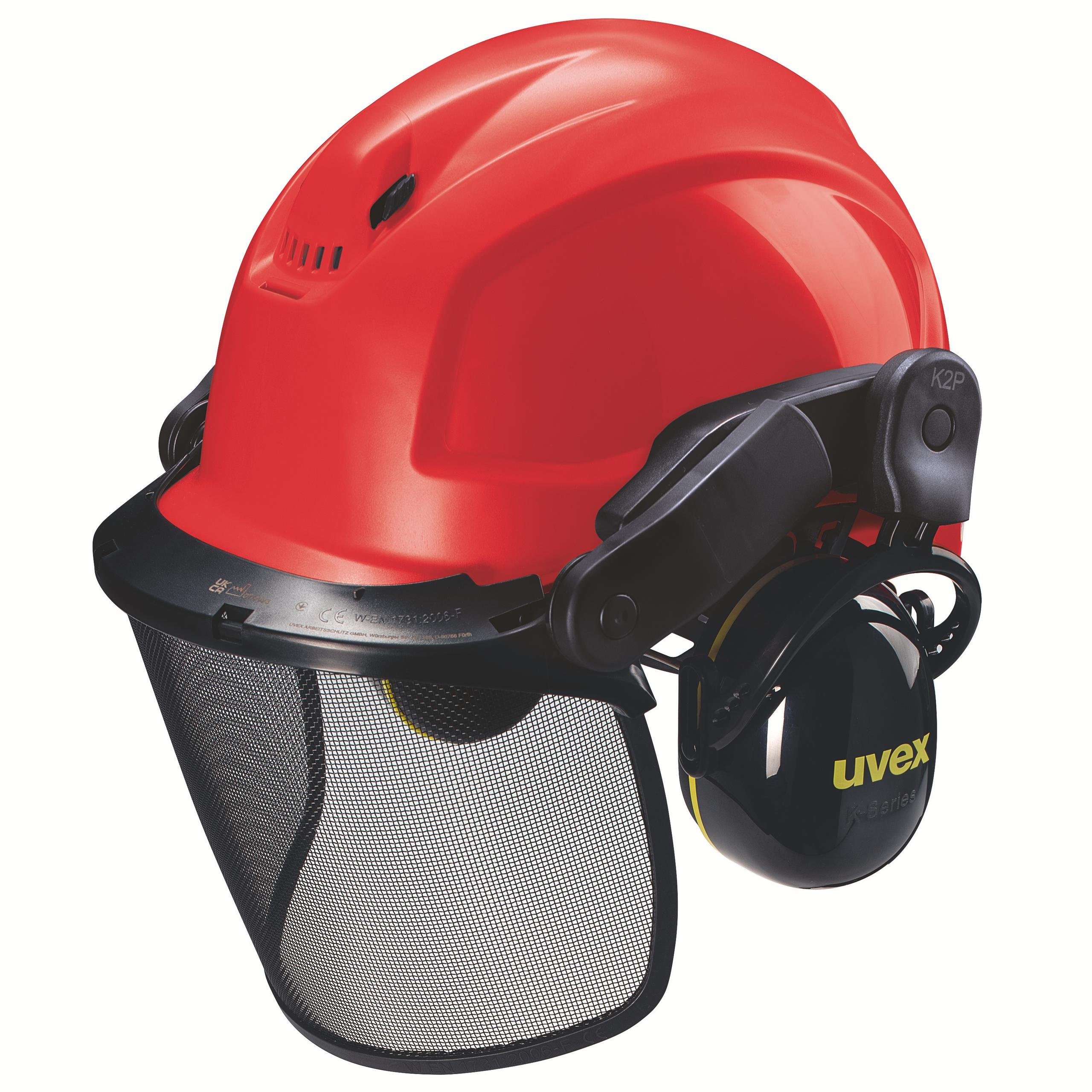 uvex kit forestale Mips® rosso | Elmetti protettivi