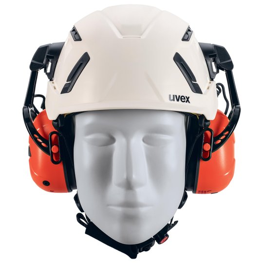Hearing protection | uvex aXess RAL helmet earmuffs