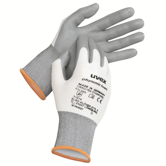 uvex phynomic foam safety glove
