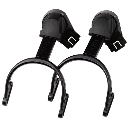 Earmuff helmet connection for 30-mm slot
