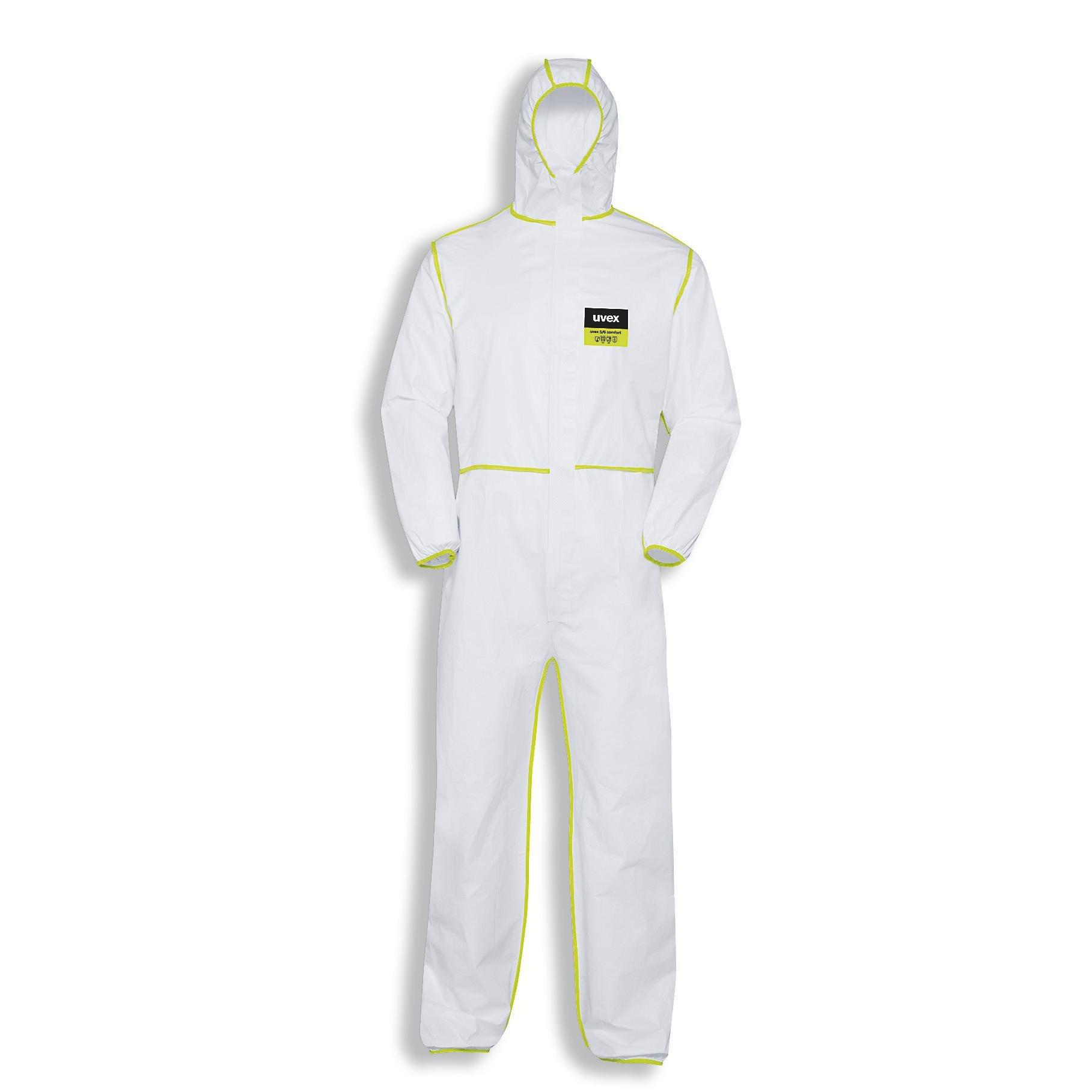 uvex 5/6 comfort chemical protection suit | Protective clothing and ...