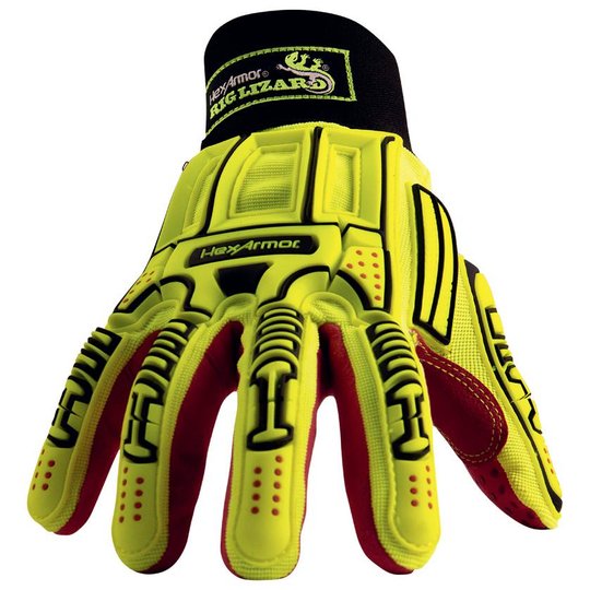 Guantes de seguridad | Guante de seguridad contra impactos HexArmor® Rig Lizard® Mud Grip+® 2038