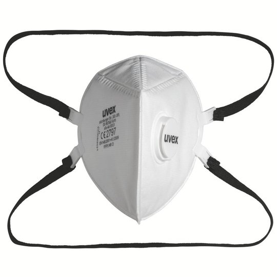 Protection respiratoire | Masque pliable de protection respiratoire FFP3 uvex silv-Air p 8313