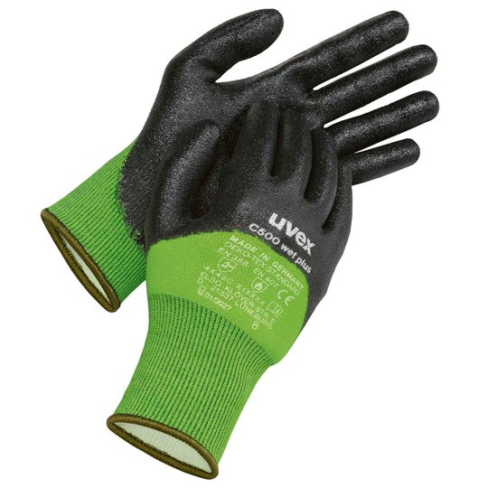 uvex C500 wet plus cut protection glove