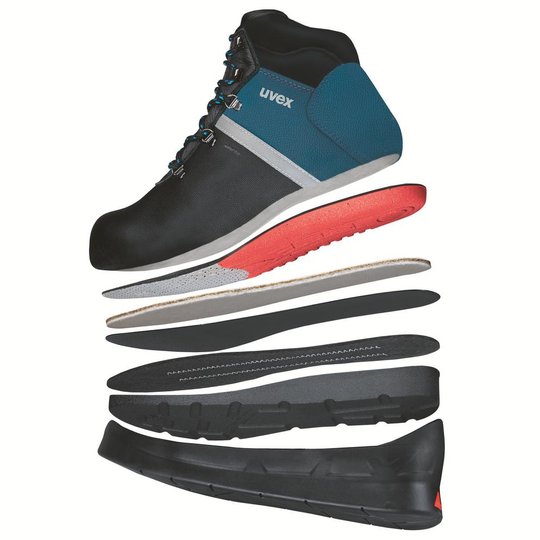 Safety shoes | uvex 3 asphaltpro boot S3 FO HI HRO
