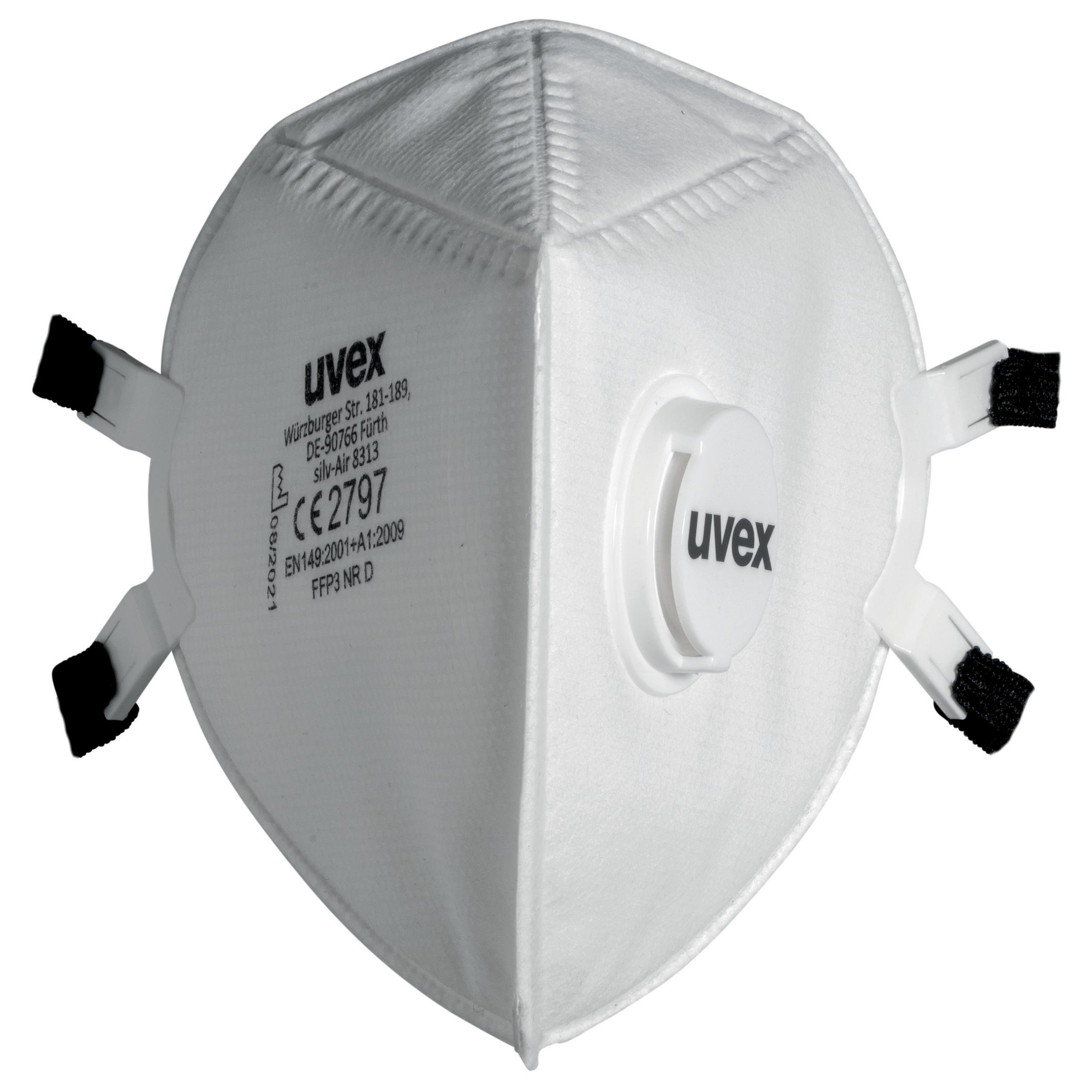 FFP3 flat-fold mask uvex silv-Air p 8313 | Respiratory Protection