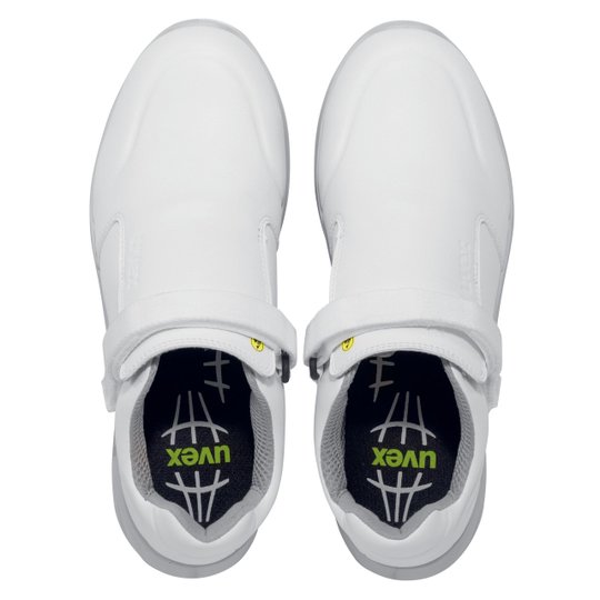 Sepatu Pengaman | Sepatu sport putih uvex 1 S2 FO SR