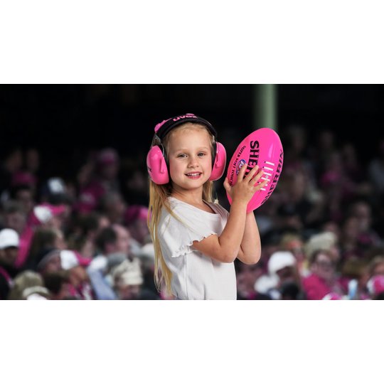 Hearing protection | uvex K junior kids earmuffs (pink)