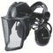 Safety helmets | uvex pheos faceguard mesh visor with hearing protection