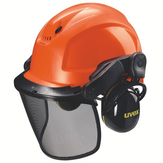 uvex kit forestale Mips® arancio