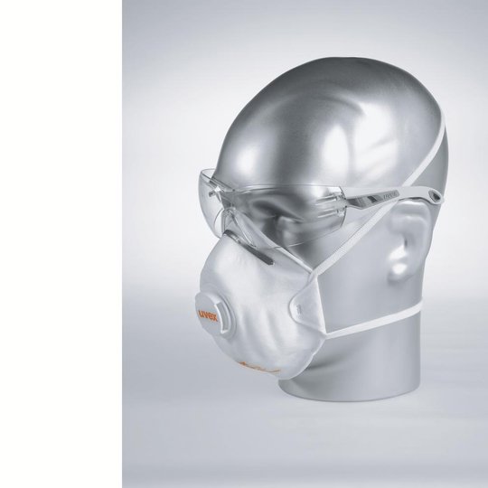 Protección respiratoria: mascarillas | Mascarilla de protección respiratoria moldeada FFP2 uvex silv-Air c 2210