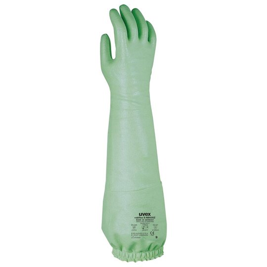 Schutzhandschuhe | Chemikalienschutzhandschuh uvex rubiflex S NB60SZ