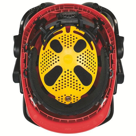 Elmetti protettivi | uvex kit forestale Mips® rosso
