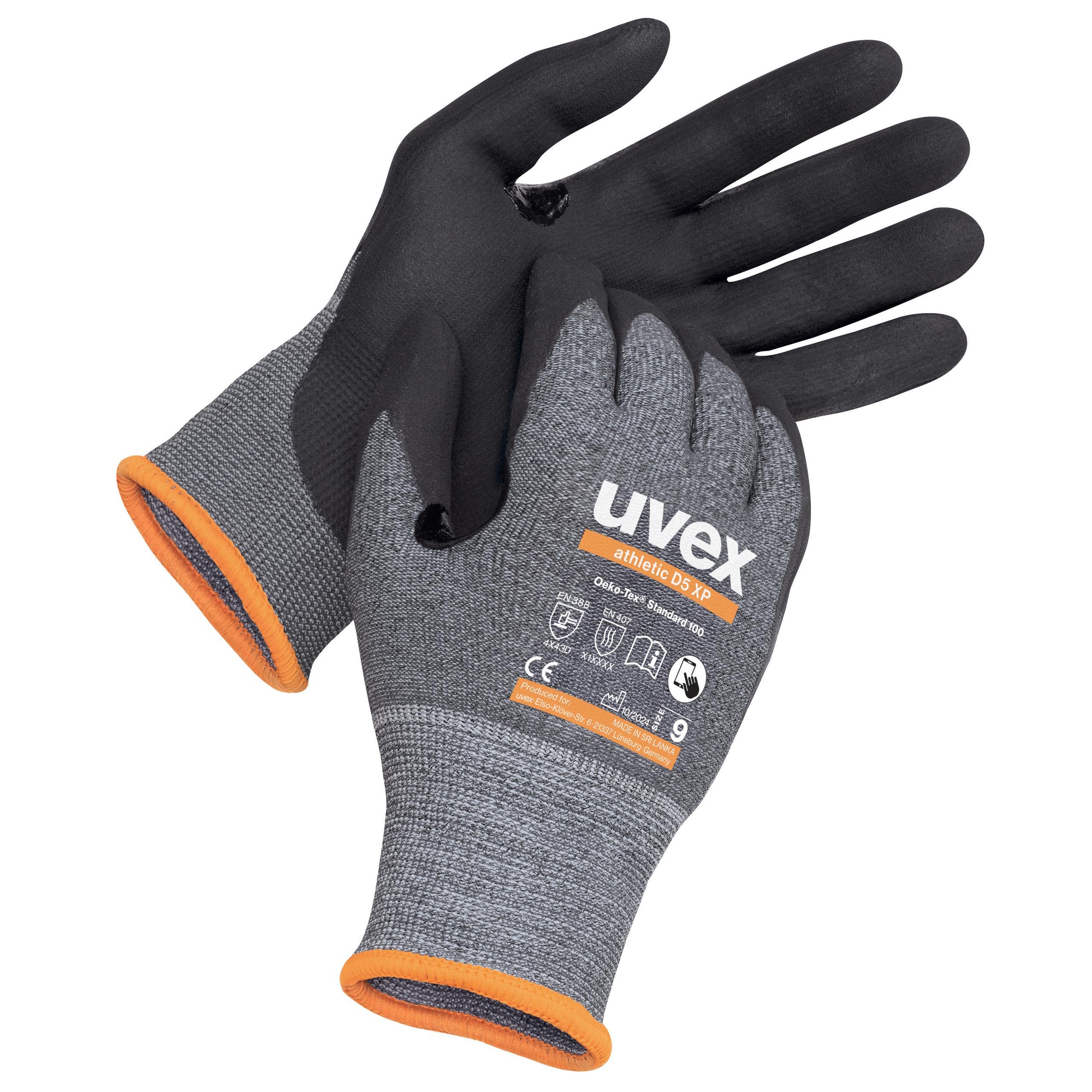 uvex athletic D5 XP cut protection glove | Safety gloves