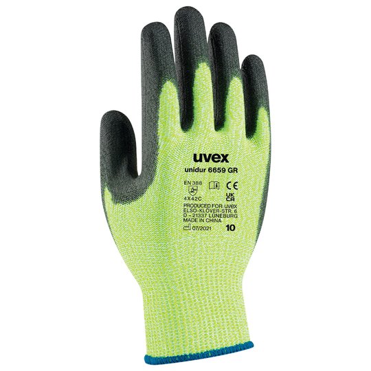 Safety gloves | uvex unidur 6659 PU GR