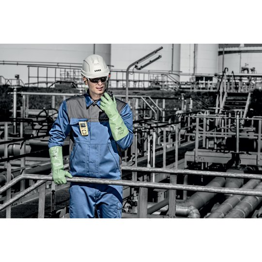 Gants de protection | Gant de protection contre les produits chimiques uvex rubiflex S NB35S