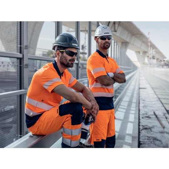 Beschermende kleding en workwear | Poloshirt, korte mouwen uvex suXXeed construction