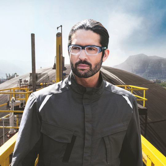 Prescription Eyewear | uvex RX cd 5521 planet prescription safety spectacles