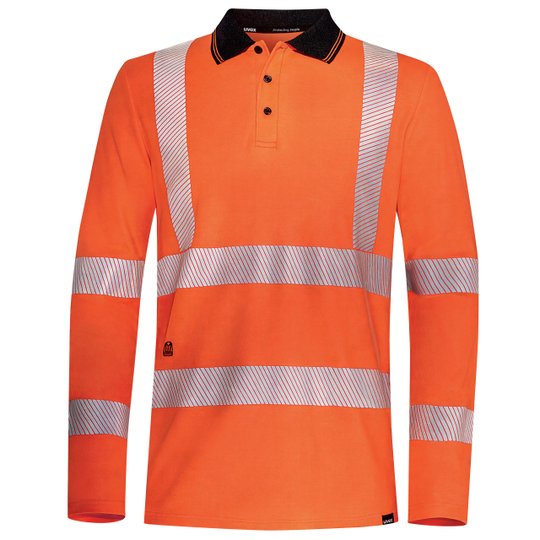 Protective clothing and workwear | suXXeed high-vis men's long-sleeved polo shirt